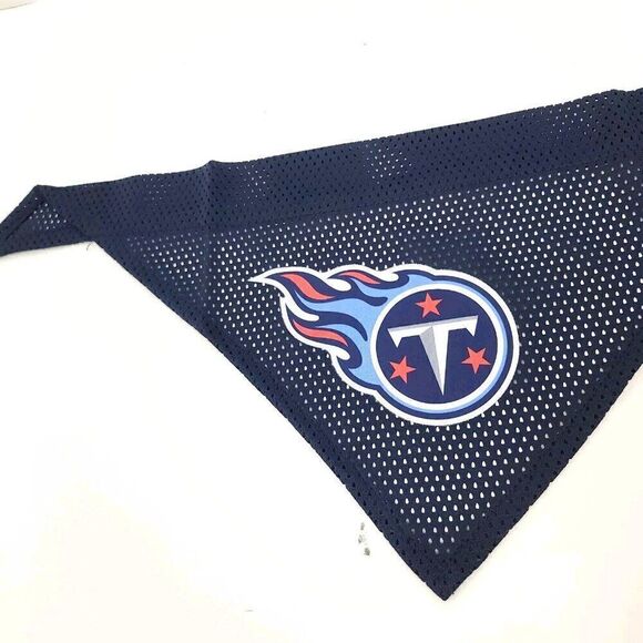 Tennessee Titans Official Licensed NFL Dog Bandana Scarf Fits Neck up to 14 inch - Picture 2 of 5